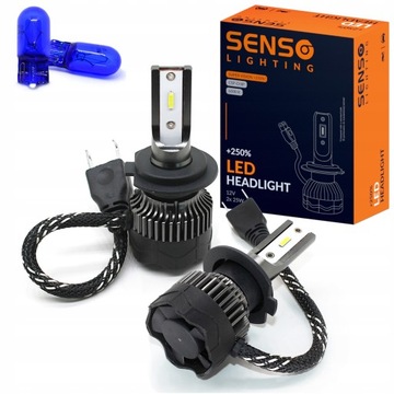 Żarówki SENSO 2x LED H7 250% CSP 12V 16000LM