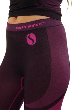 SESTO SENSO damski komplet TERMOAKTYWNY sportowa bielizna termiczna - XL