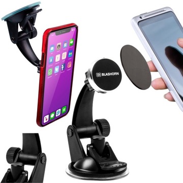 UCHWYT DO TELEFONU SAMOCHODOWY MAGNETYCZNY STABILNY MOCNY MAGNES SOLIDNY