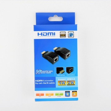 HDMI-удлинитель, передатчик, приемник-передатчик 1080P HD Ethernet Cat5e Cat6