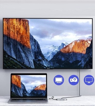 4Apple HUB 9w1 USB-C Thunderbolt 3 4 5 HDMI 4K 60Hz USB MacBook M1 M2 M3 M4