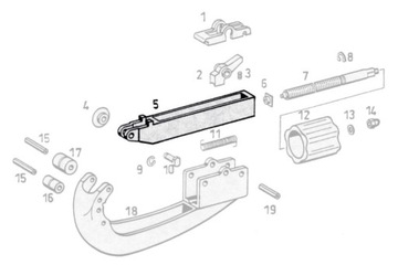 Ползун для фрезы REMS РАС П 10-63