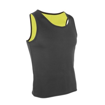 Męska neoprenowa kamizelka do sauny Shaperwear Talia Trainer Sweat Tank Top Body XL