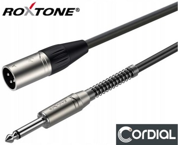 КОРДИАЛЬНЫЙ КАБЕЛЬ ROXTONE JACK MONO-XLR ВИЛКА 5 м