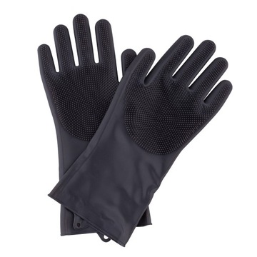 СИЛИКОНОВЫЕ КУХОННЫЕ ПЕРЧАТКИ ДЛЯ МОЙКИ ПОСУДЫ