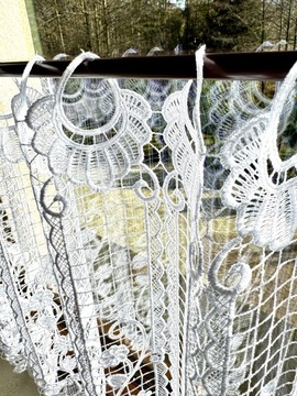 Zazdrostka Gipiura Biała Firanka Do Pokoju Do Kuchni Na Wymiar 90 wys