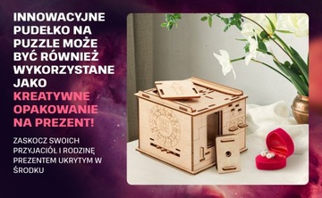 ESC WELT Kosmiczna Skrzynka - Drewniana łamigłówka 3D, Prezent