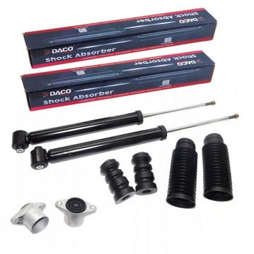 AMORTYZATORY TYŁ ODBOJE MOCOWANIA VW PASSAT B5 +FL