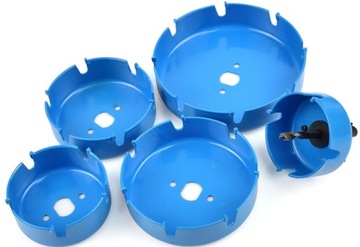 Кольцевая пила по дереву с видией 5 шт.64-127мм (30)