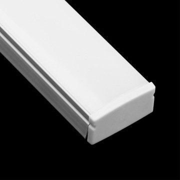 Profil do Taśm LED aluminiowy NATYNKOWY 1m + KLOSZ