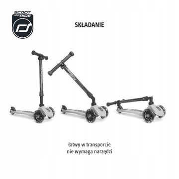SCOOT AND RIDE Highwaykick 3 LED Hulajnoga 3