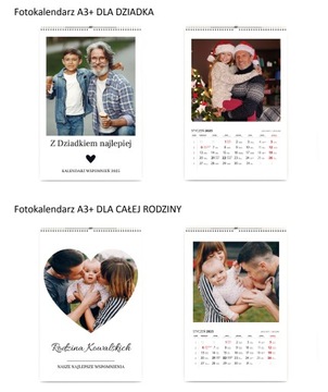 1 фотокалендарь формата А3+ ВАШИ ФОТО фотокалендарь для создания подарков