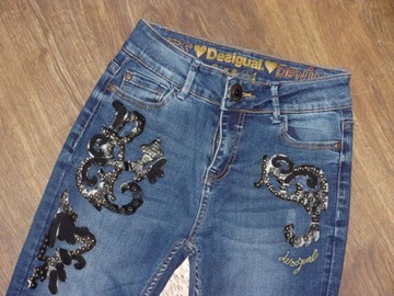 DESIGUAL spodnie jeans rozmiar 24 XS