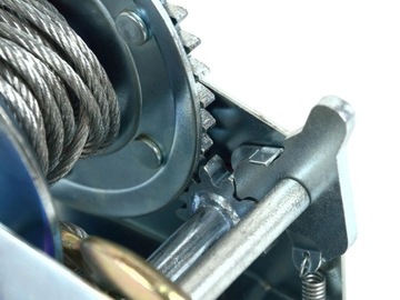 ЛЕБЕДКА ГОРИЗОНТАЛЬНАЯ ТРОСОВАЯ 450КГ 5М GEKO CABLES