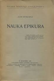 Nauka Epikura Adam Krokiewicz