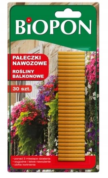 BIOPON PAŁECZKI NAWOZOWE DO ROŚLIN balkonowych