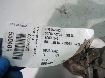SAAB 9-3 STARTÉR 55352882
