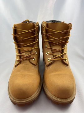 Buty żółte TIMBERLAND skóra botki wiązane USA r.35