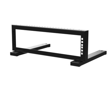 Подставка RACK 19 дюймов 2U, черная подставка Stalflex Rack