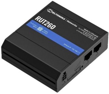 RUT260 4G, 3G, 2G, WIFI роутер, 2x10/100 Мбит/с