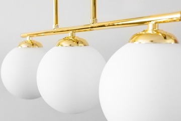 СОВРЕМЕННАЯ ЛЮСТРА ЗОЛОТОЙ ШАР ПОДВЕСНОЙ СВЕТИЛЬНИК LOFT LED