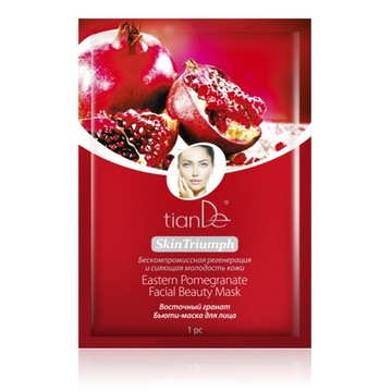 MASKA DO TWARZY TYPU BEAUTY OWOC GRANATU tianDe