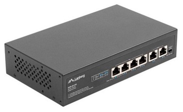 Switch POE 4 x 100MB POE+/2X RACK 60W 10' 19'