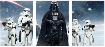 3x OBRAZ NA ŚCIANĘ STAR WARS DARTH VADER 50x70