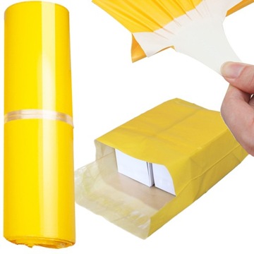 FOLIOPAKI KURIERSKIE FOLIOPAK 260x350mm B4 50 szt KOPERTY FOLIOWE ŻÓŁTE
