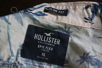 HOLLISTER CALIFORNIA KOSZULA MĘSKA HAWAJKA FLEX