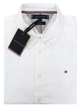 TOMMY HILFIGER KOSZULA MĘSKA FLEX POPLIN REGULAR FIT 40 / S