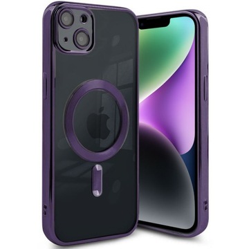 КЕЙС МАГНИТНЫЙ БЛЕСК + СТЕКЛО 9Н для IPHONE 14