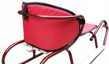 ПОЛЬСКИЕ БАЗОВЫЕ САНКИ + СПИНКА + ТОЛСТЫЙ МАТРАС С РЕМНЯМИ + ПОДНОГКИ