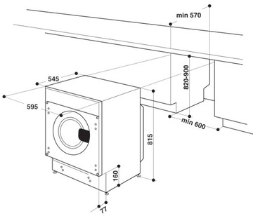 Стиральная машина Whirlpool WMWG 91485 EU 9 кг 60 см 1400 об/мин