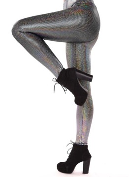 Calzedonia Rajstopy BŁYSZCZĄCE 100den HOLOGRAM M