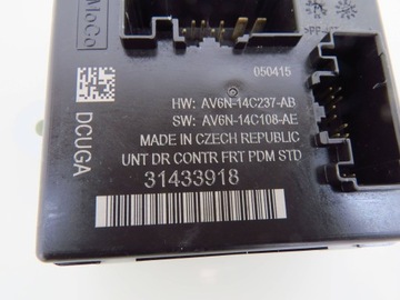 MODUL ŘÍZENÍ DVEŘE POHODĚ 31433918 VOLVO S60 II V60 I V40