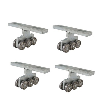 4 шт. подъемная тележка 6-колесная тележка Т-образного типа, роликовое сборочное оборудование для DIY