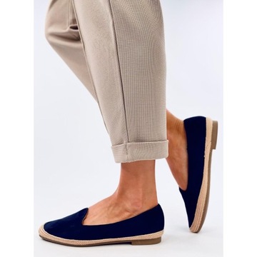 Baleriny espadryle damskie Navy r.39