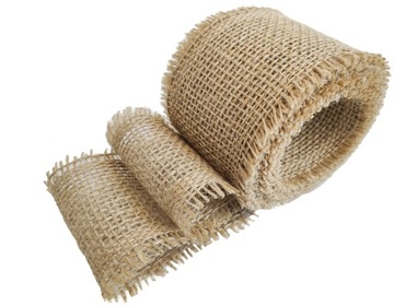 Juta naturalna - tkanina jutowa 5cm szerokości