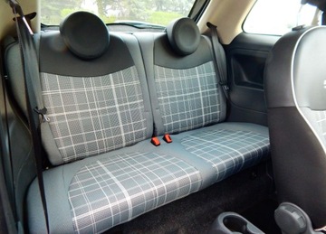 Fiat 500 II Seria 4 1.2 69KM 2016 Fiat 500 1.2 Black &amp; White polift szklany dach parktronik bezwypadkowy, zdjęcie 16