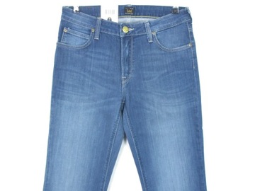 LEE spodnie black jeans MARION STRAIGHT _ W32 L33