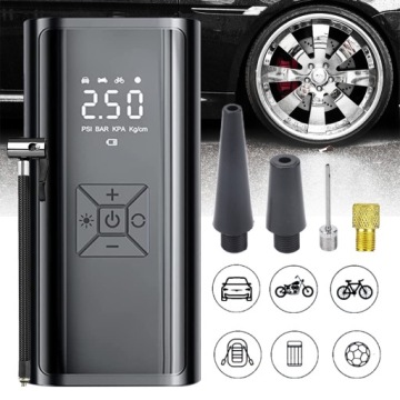 ПОРТАТИВНЫЙ ШИННЫЙ НАСОС ЭЛЕКТРИЧЕСКИЙ ВОЗДУШНЫЙ НАСОС ДЛЯ ВЕЛОСИПЕДНЫХ МЯЧИКОВ 12В