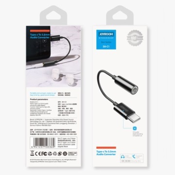 АДАПТЕР АДАПТЕР USB-C MINI JACK 3,5 ММ AUX КАБЕЛЬ ДЛЯ SAMSUNG DAC JOYROOM