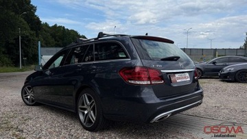 Mercedes Klasa E W212 Kombi Facelifting 350  306KM 2015 Mercedes-Benz Klasa E E350 4-Matic 7 osobowy max wersja perfect stan zamia, zdjęcie 6