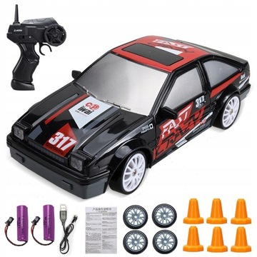 2.4G szybki zdalnie sterowane auto do driftu