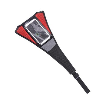 Trenażer rowerowy do ćwiczeń na rowerze stacjonarnym, czerwony