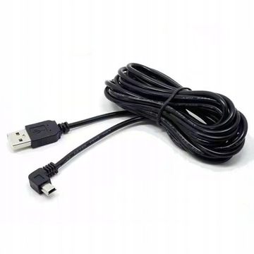 KABEL łADOWARKI KAMERY SAMOCHODOWEJ CZARNY 3.5m