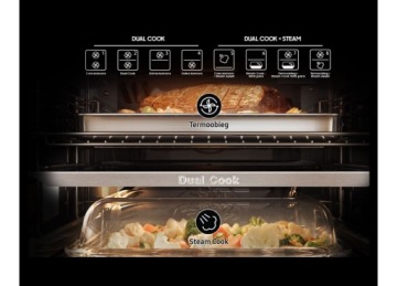 Samsung NV7B5685BAK Двойное приготовление + приготовление на пару + воздушная духовка Sous Vide
