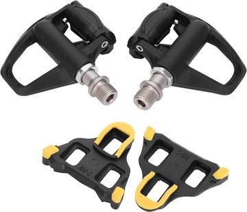 Бесклипсовые дорожные педали с легкими шипами из углеродного стекловолокна.