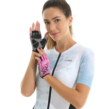 ЖЕНСКИЕ ГЕЛЕВЫЕ ВЕЛОСИПЕДНЫЕ ПЕРЧАТКИ БЕЗ ПАЛЬЦЕВ PRO